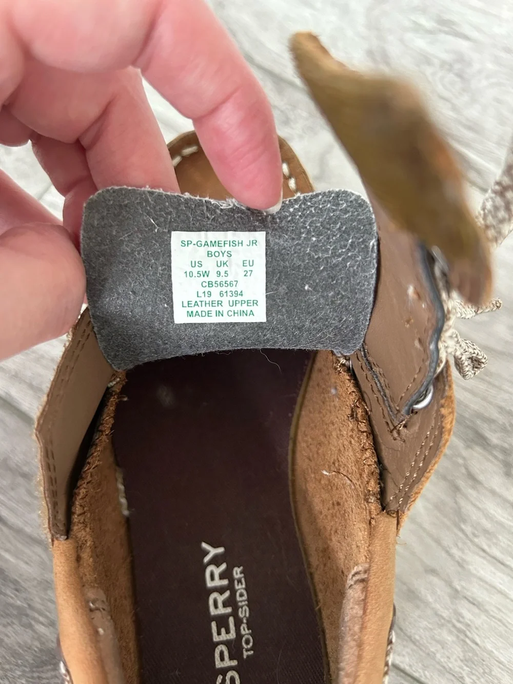 Sperry Gamefish Junior Boat Shoes